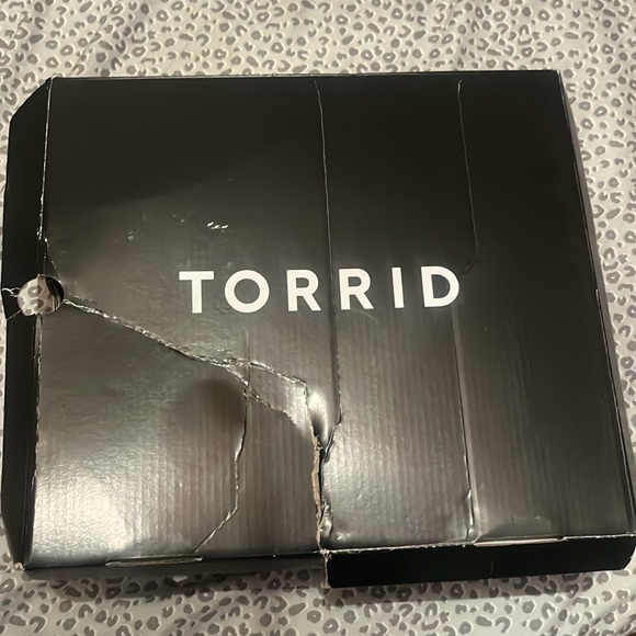 Torrid Black Platform Bootie Suede Wide Width - Picture 6 of 12